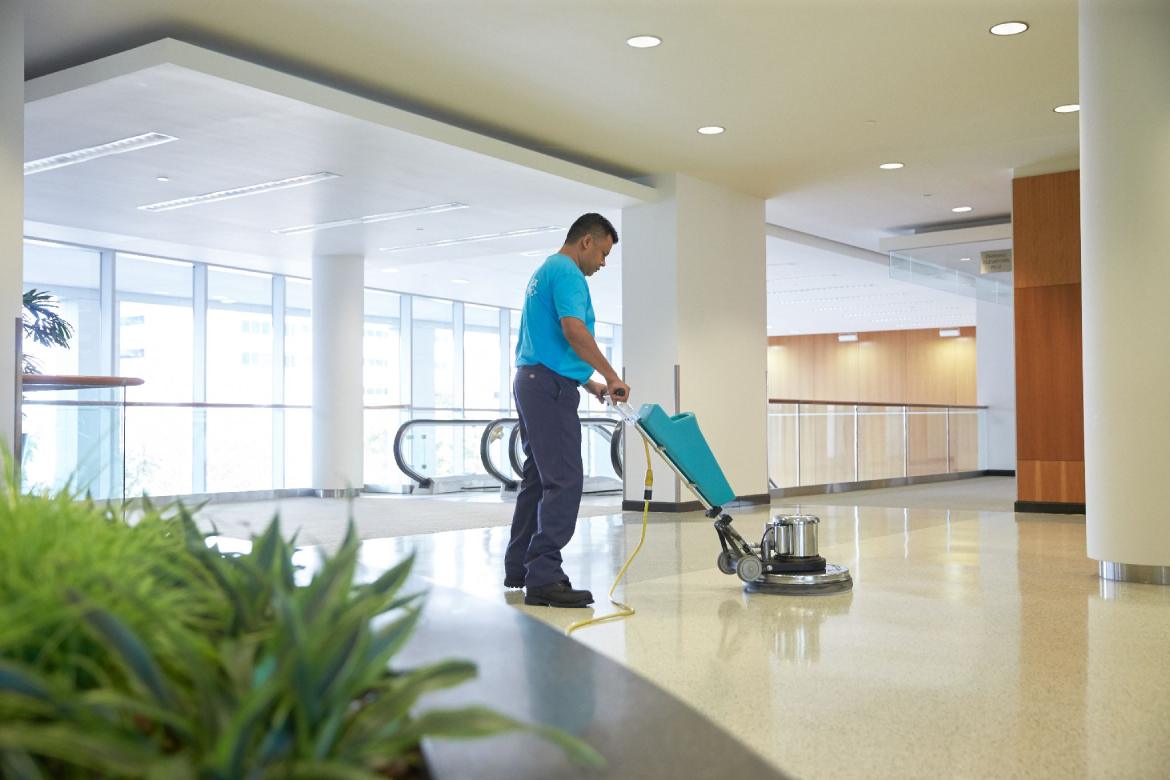 ServiceMaster professional cleaning tile floor